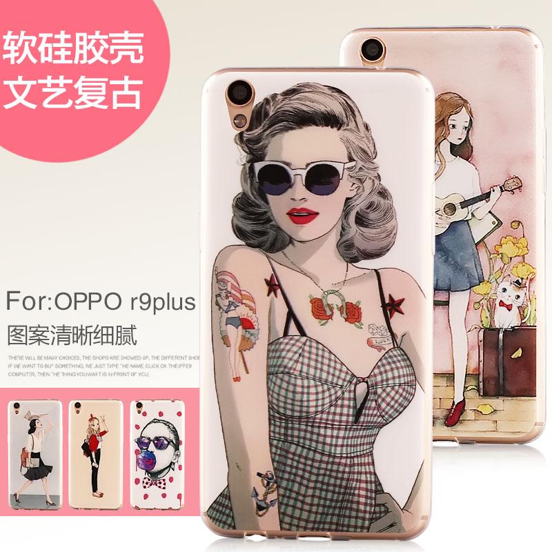 OPPOR9PLUS手机壳薄0PP0r9pius硅胶软opopr9puls保护套opp0外壳女