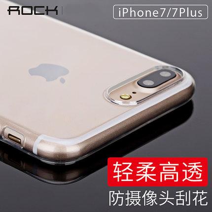 ROCK苹果7手机壳透明硅胶防摔iPhone6s plus保护套超薄软壳tpu