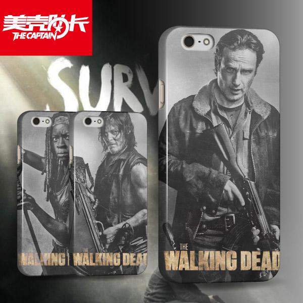 行尸走肉walkingdead刀女弩哥苹果7手机壳iphone6s5s4s7plus硬壳